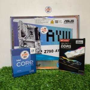 ASUS Z790 AWY WIFI DDR5 ATX - Intel Core i7-12700KF - 16GB (2×8) RAM DDR5 6000 MHz - (Bundle)