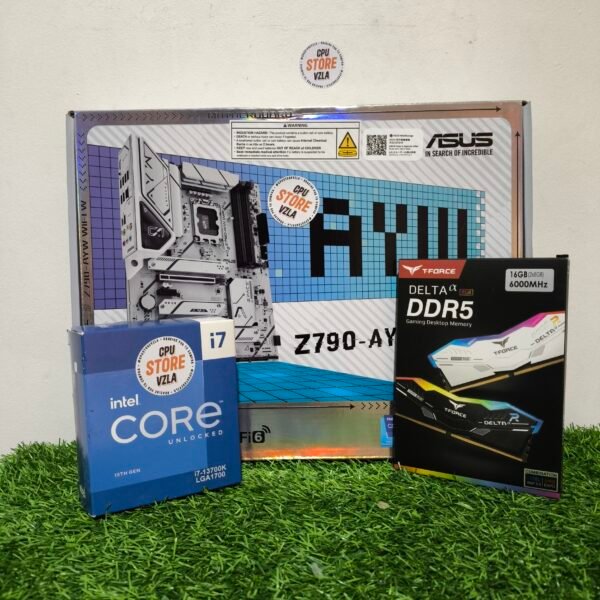 ASUS Z790 AWY WIFI DDR5 ATX - Intel Core i7-13700K - 16GB (2×8) RAM DDR5 6000 MHz - (Bundle)