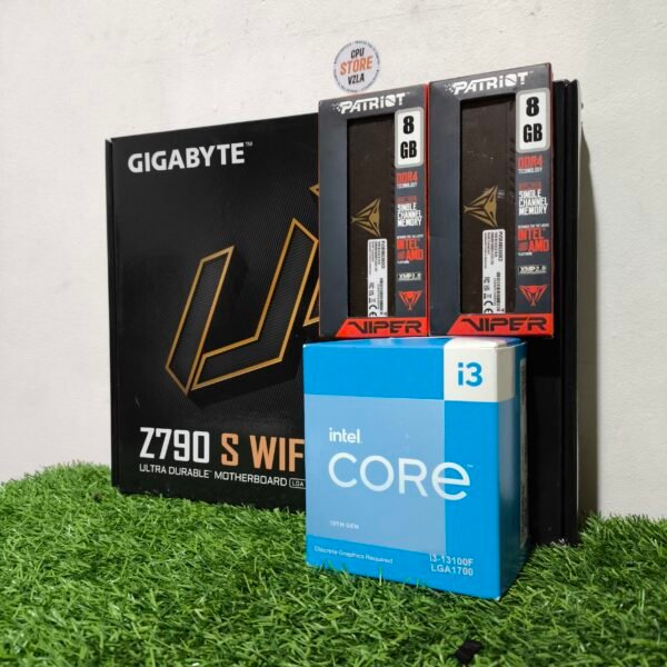 GIGABYTE Z790S WiFi DDR4 ATX - Intel Core i3-13100F - 16GB (2×8) RAM DDR4 3600 MHz - (Bundle) - Image 3