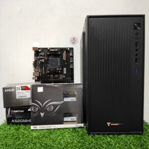 PC Custom - BIOSTAR A520M - AMD Ryzen 5 5600G - 16GB RAM DDR4 3200 MHz - 480GB SSD - 600W Generico - Case LeaderTech