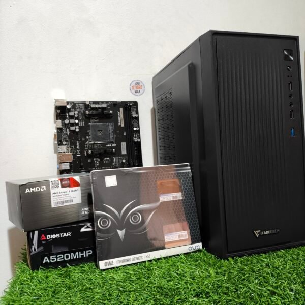 PC Custom - BIOSTAR A520M - AMD Ryzen 5 5600G - 16GB RAM DDR4 3200 MHz - 480GB SSD - 600W Generico - Case LeaderTech - Image 2